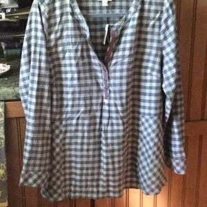 NWT J-Jill Print Blouse